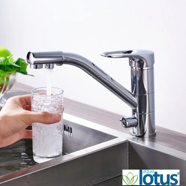 OPTIMUM Drei-Wege-Wasserhahn 3 in 1 Armatur Küche Chrom Wasserhahn Wasserfilter YZ-1321