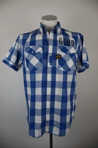 G-Star Raw Shirt Man Tg XL Vintage Casual Cotton - Picture 1 of 7