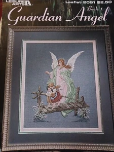  Libro de ángel de la guarda 1 punto de cruz PATRÓN folleto/folleto - Imagen 1 de 1