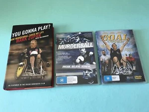 Murderball book & DVD + The Goal DVD Quad Rugby - Picture 1 of 7