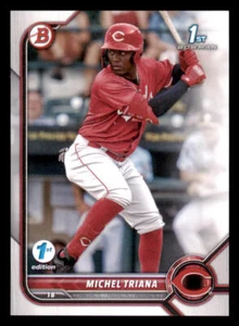 2022 Bowman 1st Edition #BPPF75 Michel Triana - Picture 1 of 2