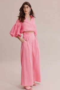 Country Road Link Pants Silk Linen - Picture 1 of 11
