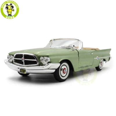 1/18 1960 Chrysler 300F Road Signature Green Diecast Model Toy Car Gifts - Image 1 of 4