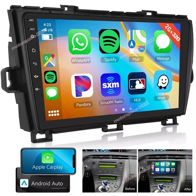 Android 13.0 For Toyota Prius 2010-2015 Apple Carplay Car Radio GPS NAVI Stereo - Image 1 of 4