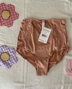 Free People Pfirsichfarben Margot High Rise Tanz Slip Höschen in Größe XS - Bild 1 von 4