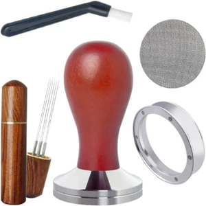 5Pcs/Set Espresso Tamper 58Mm Accessories Kit, 58Mm Coffee Tamper Espresso Tools - Picture 1 of 12