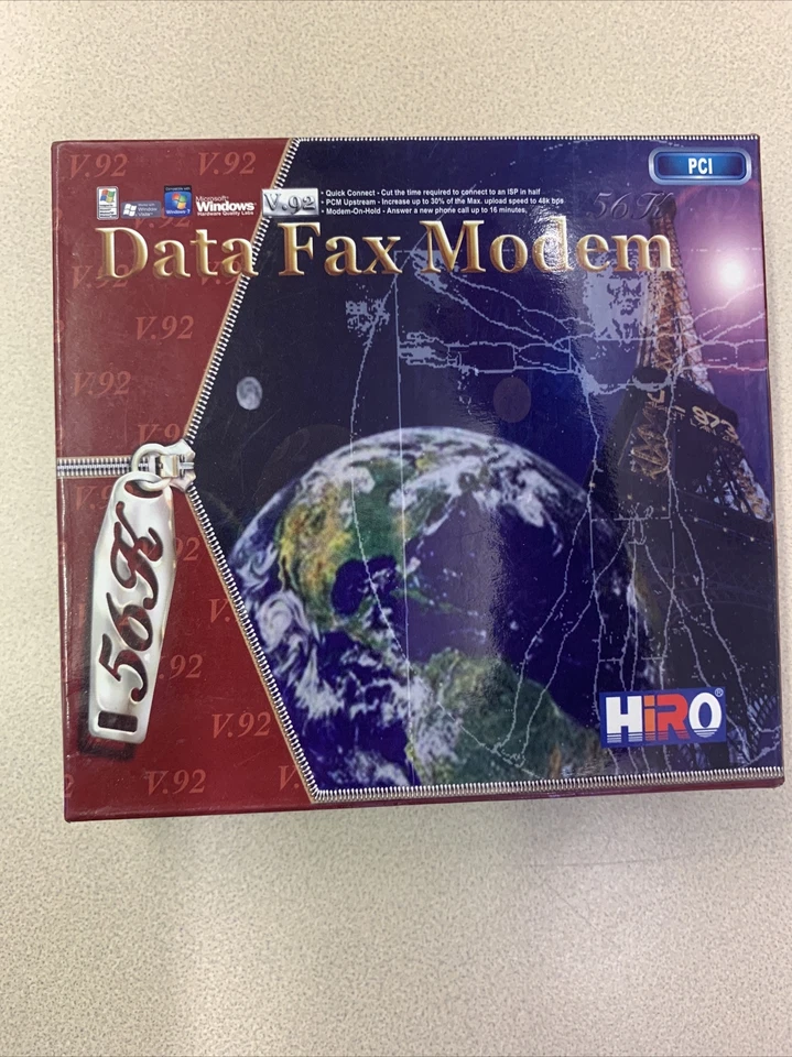 668 - NEW IN BOX !!! DATA FAX MODEM / H50003 / 1222000475 - Image 1 of 3