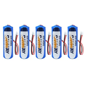 5pcs ER14505 3.6V AA 2700mAh Li-ion Battery White Plug - Picture 1 of 3