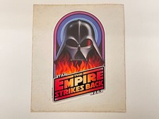 VINTAGE STAR WARS 1980 EMPIRE STRIKES BACK PROMO STICKER LUCASFILM ILM CAST CREW
