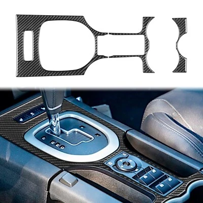 Real Carbon Fiber Center Console Gear Shift Panel Cover For Pontiac G8 2008-2009 Foto 1 de 4