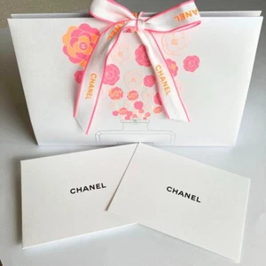 Chanel Origami Bag large Gift Box 5.5"x 8.7" PINK Ribbon limited edition 2024 - Picture 1 of 4