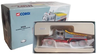 CORGI Heavy Haulage SCAMMELL CONTRACTOR Sunters 1:50 Diecast Model CC12302 - Image 1 of 4