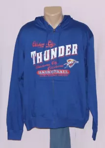 Oklahoma City Thunder Hoodie Full Zip Hooded Sweatshirt - NBA - Picture 1 of 3