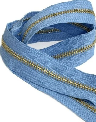 YKK #5 22" Latón Metal Chaqueta Cremallera con Anillo U-TPYE Tirador Separador Hecho en EE. UU. Foto 1 de 4