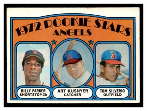 1972 Topps Angels Rookies - Parker / Art Kusnyer / Tom Silverio RS, RC #213