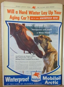 1944 AD FOR - MOBILOIL MOBILOIL A PRUEBA DE INVIERNO ARCTIC SEGUNDA GUERRA MUNDIAL - Imagen 1 de 2