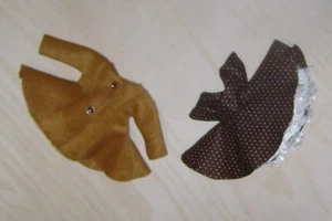 Vintage Design Hand Made Dress & Coat For 8" Ginny Doll - Picture 1 of 12