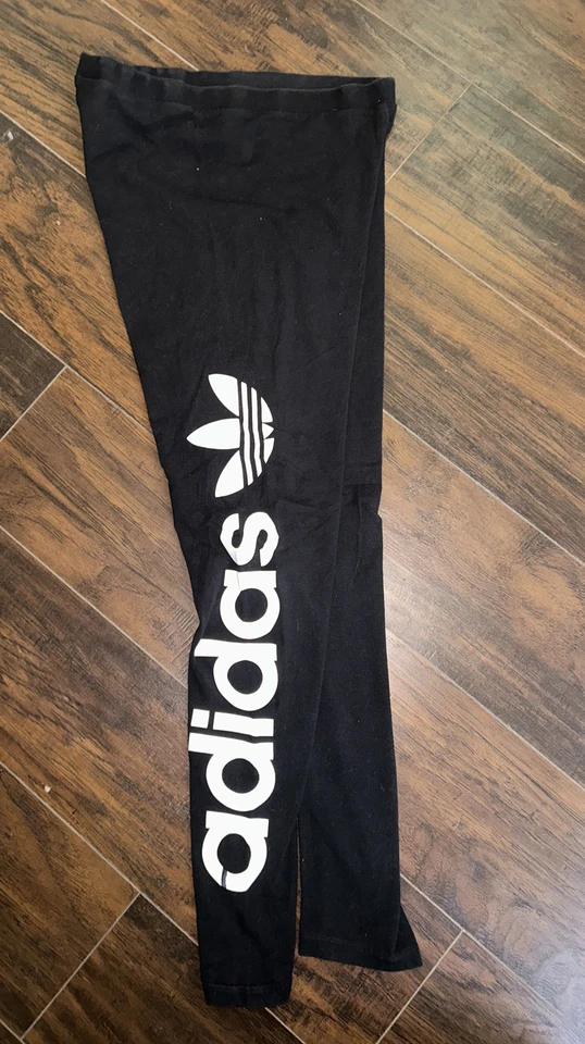 ADIDAS Size Small  Vintage Leggings Black - Image 1 of 1