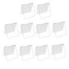 10PCS Clear Acrylic Knife Blade Display Stand Holders Folding Knife Display Stan