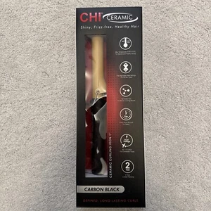 CHI Ceramic Curling Iron, Hair Curler for Smooth & Shiny Curls, Adjustable 1" - Picture 1 of 5