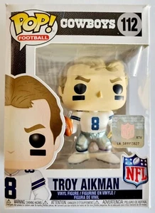 Funko POP Football NFL: Troy Aikman #112 Dallas Cowboys Figure - Foto 1 di 6