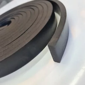 Neoprene Rubber Strip Black - 30mm Wide / 10mm Thick / 5m Long - Picture 1 of 4