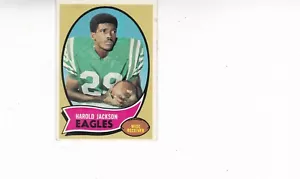 1970 Topps Football #72 Harold Jackson Philadelphia Eagles Rookie - Bild 1 von 1