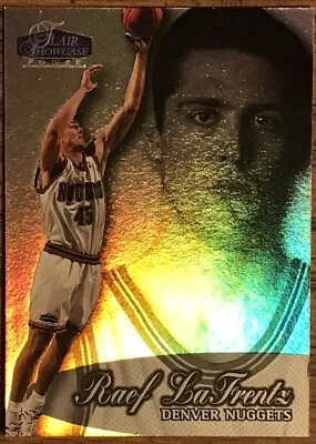 Raef LaFrentz 1998-99 Flair Showcase Rookie Card #30 Nuggets NBA RC Free Ship - Image 1 of 3