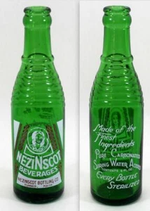 Vintage Nezinscott Bottling Co. Turner, Maine ACL 6 Oz Soda Pop Beverage Bottle - Picture 1 of 4