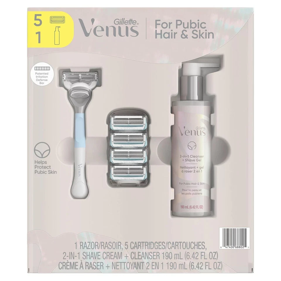 Gillette Venus for Pubic Hair and Skin Shaving Set - Image 1 of 1