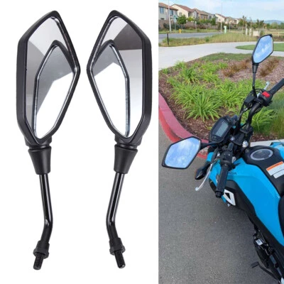 For Suzuki DRZ400 DRZ400S DRZ400SM DR350 Motorcycle Rearview Side Mirrors US NEW - Image 1 of 4
