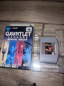 Gauntlet Legends (Nintendo 64, 2000) NO MANUAL JAPAN - Picture 1 of 9