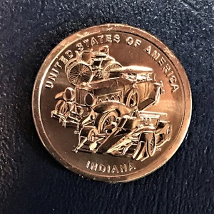 2023 P BU Indiana American Innovation Dollar Indy coche clásico de EE. UU. rollo como nuevo - Imagen 1 de 2