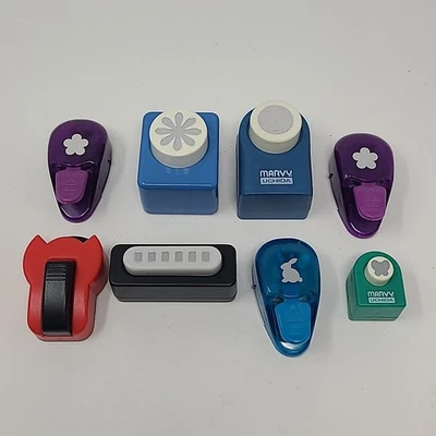 Scrapbooking Paper Punch Lot Marvy Uchida EK Success Paper Studios Lot of 8 - Image 1 of 4