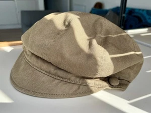 Calvin Klein Woman's Newsboy Baker Boy Gatsby Style Cap 100% Cotton One Size - Picture 1 of 7
