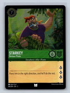 Starkey - Devious Pirate Uncommon Into the Inklands 88/204 Disney Lorcana TCG - Picture 1 of 2