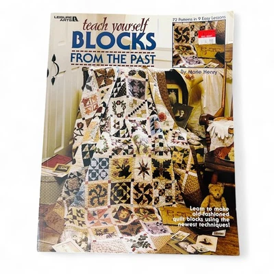 Teach Yourself Blocks from the Past – Marie Henry – Quilt Pattern Book - Изображение 1 из 4