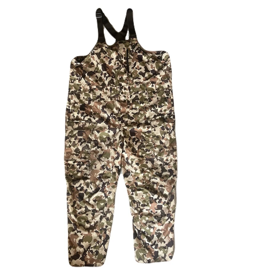 Duck Camp Insulated Hunting Bibs 3XL Men’s Woodland Camo Overalls Cold Weather - Image 1 of 4