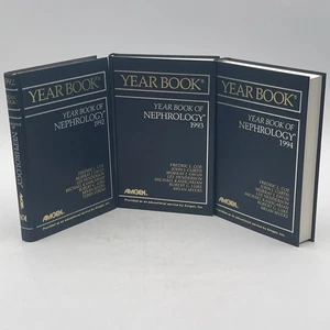 Jahrbuch der Nephrologie 1992, 1993, 1994 3 Bände Set, Amgen Inc, Mosby Yearbook - Bild 1 von 12