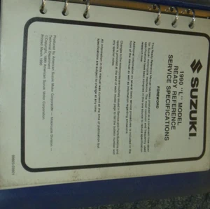 1990 Suzuki JR50L Mini Bike Motorcycle Specifications Reference Manual xz - Picture 1 of 10