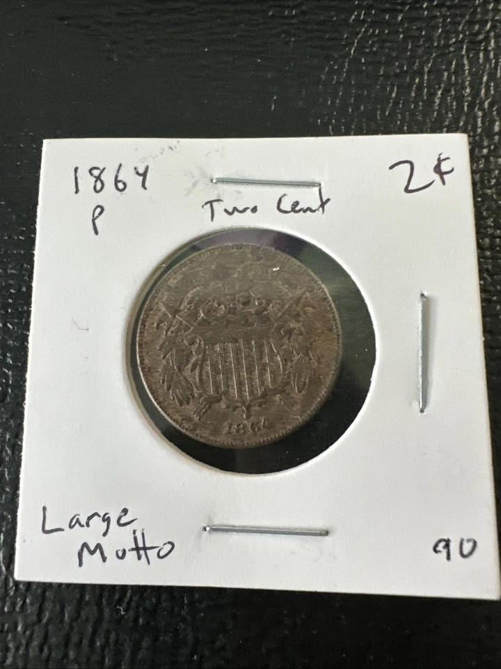 1864 2C Large Motto BN - Image 1 of 3