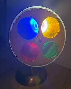VTG MCM Atomic Xmas Tree Spartus Prisma Lite Rotating Color Wheel AS IS Model888 - Picture 1 of 15