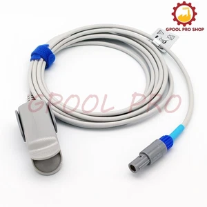 For Edan M3 M8 M9 IM50 IM9 8pin Reusable Adult Finger Clip Tip Spo2 Sensor Cable - Picture 1 of 5