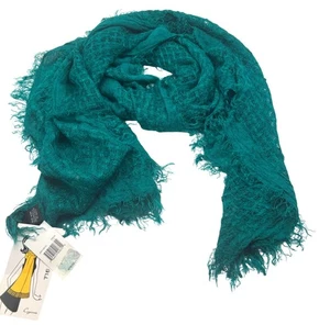 Cejon Women's Loosely Woven Fashion Scarf, Green, OS - Picture 1 of 8