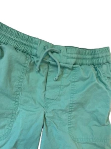 Boys RALPH LAUREN Polo Sz 8 Shorts Elastic Drawstring Waistband Green Logo - Picture 1 of 5