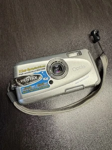 Pentax Optio W30 7.1 MP wasserdichte staubdichte Digitalkamera getestet funktioniert - Bild 1 von 8