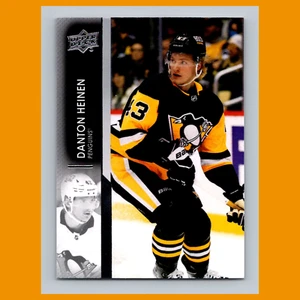 Tarjeta de hockey Danton Heinen #618 2021 Upper Deck Pittsburgh Penguins NHL CASI NUEVA - Imagen 1 de 3