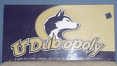 Udubopoly Board Game University of Washington - Factory Sealed NEW - Image 1 of 2