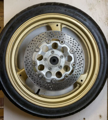 Llanta trasera 91-97 Suzuki Katana 600 GSX600F GSX600 con rotor de neumático 1991 92 93 94 Foto 1 de 3