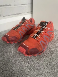 Salomon SpeedCross 4 Trail Running Zapatos Goretex Rojo Para Mujer UK 4 / EU 36 2/3 - Imagen 1 de 16
